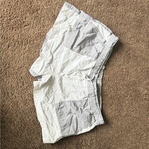GAP White and Gray Athletic Shorts